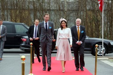 La princesse Mary de Danemark à son arrivée à Slagelse, le 17 avril 2018