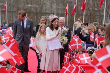 La princesse Mary de Danemark à Slagelse, le 17 avril 2018