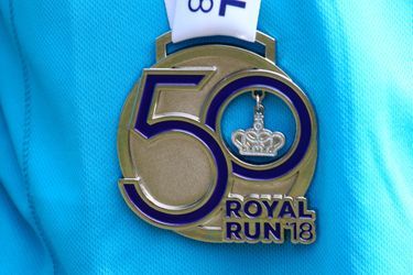 La médaille de la Royal Run, le 21 mai 2018