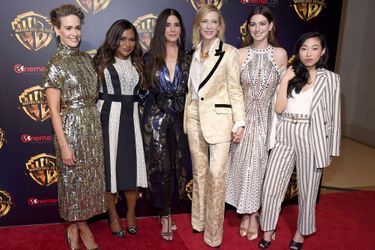 Sarah Paulson, Mindy Kaling, Sandra Bullock, Cate Blanchett, Anne Hathaway et Awkwafina au CinemaCon de Las Vegas