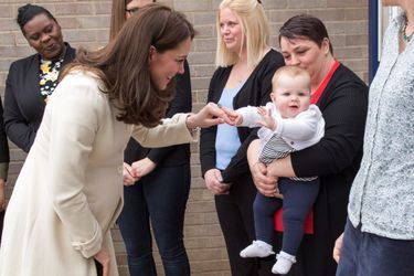 Kate Middleton enceinte de son troisième enfant, le 6 mars 2018.