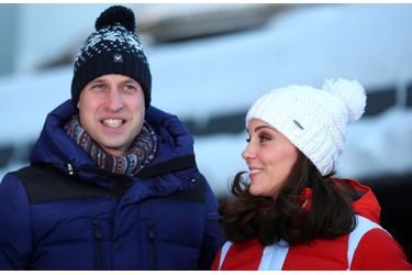 Kate Middleton enceinte de son troisième enfant, le 2 février 2018.