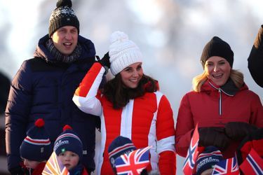 Kate Middleton enceinte de son troisième enfant, le 2 février 2018.
