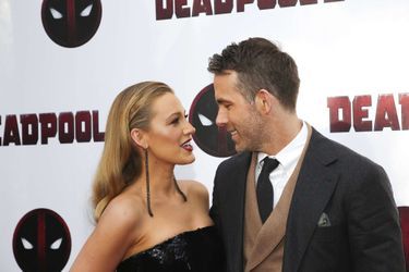 Blake Lively et Ryan Reynolds ensemble à la première de &quot;Deadpool 2&quot;.