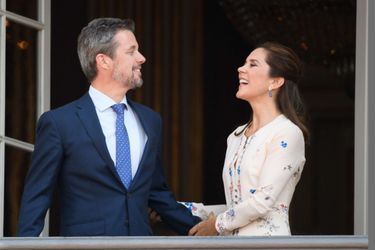 Le prince Frederik de Danemark avec sa femme la princesse Mary, le 26 mai 2018