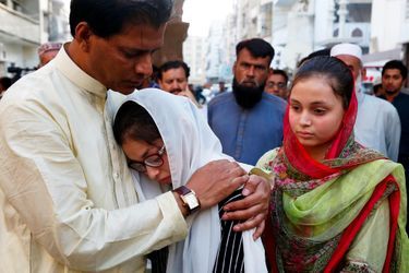 Sabika Sheikh, 17 ans et tuée dans la fusillade de Santa Fe, a été inhumée au Pakistan, le 23 mai 2018.