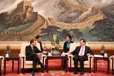 Rencontre à Pékin avec Zhang Dejiang, plus haut législateur chinois. 