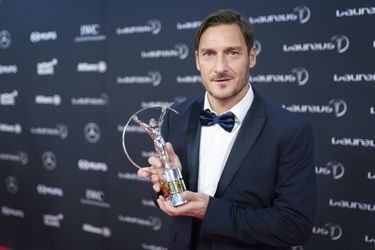 Francesco Totti à la cérémonie des prix &quot;Laureus du sport&quot;