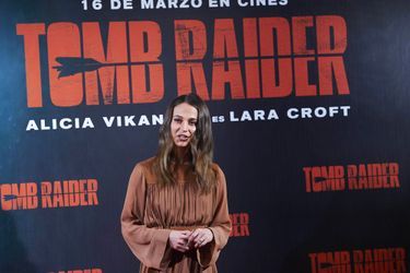 Alicia Vikander à Madrid le 28 février 2018