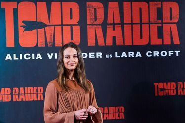 Alicia Vikander à Madrid le 28 février 2018