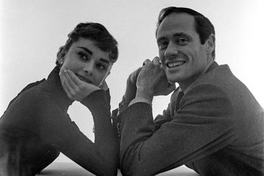 Audrey Hepburn et son mari Mel Ferrer en 1953