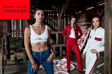 Millie Bobby Brown, Paris Jackson et Lulu Tenney pour Calvin Klein