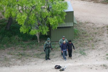 Arrestation près de Falfurrias, au Texas, le 4 avril 2018.