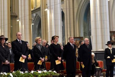 La famille royale de Belgique à Bruxelles, le 20 février 2018