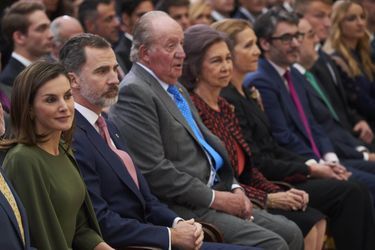 La famille royale d&#039;Espagne à Madrid, le 19 février 2018