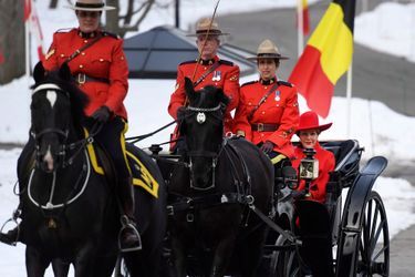 La reine Mathilde et le roi des Belges Philippe à Ottawa au Canada, le 12 mars 2018