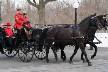La reine Mathilde et le roi des Belges Philippe débutent leur visite canadienne à Ottawa, le 12 mars 2018