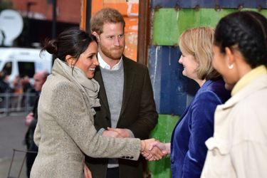 Meghan Markle et le prince Harry à Londres, le 9 janvier 2018