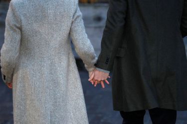 Meghan Markle et le prince Harry main dans la main à Londres, le 9 janvier 2018