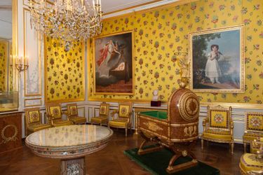 Berceau du roi de Rome. Musée Napoléon Ier au château de Fontainebleau