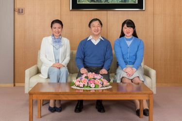 Naruhito, le prince héritier du Japon en compagnie de son épouse Masako et de leur fille Aiko
