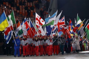 La cérémonie de clôture des Jeux Olympiques.