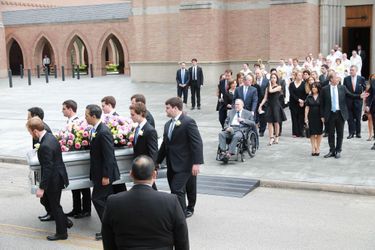 Aux funérailles de Barbara Bush
