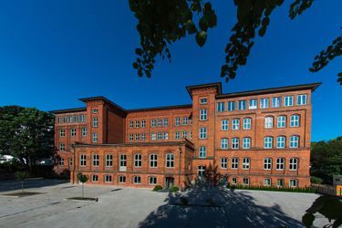 Le Volkschule, Hambourg, Allemagne.    