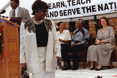 Winnie Mandela, en février 1997.