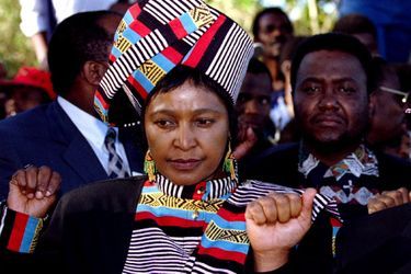Winnie Mandela, en juillet 1995.
