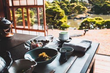 cuisine kaiseki, restaurant "Ohana", Yanagawa