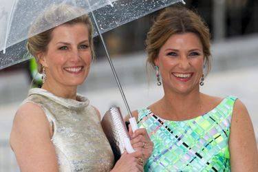 La comtesse Sophie de Wessex et la princesse Märtha Louise de Norvège à Oslo le 10 mai 2017