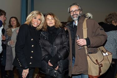 Brigitte Macron, Bettina Rheims au vernissage de l'exposition «Détenues». 