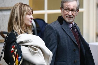 Kate Capshaw et Steven Spielberg à Washington, le 12 février 2018.