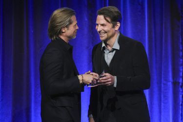 Brad Pitt et Bradley Cooper à la cérémonie du National Board of Review au Cipriani à New York le 8 janvier 2020