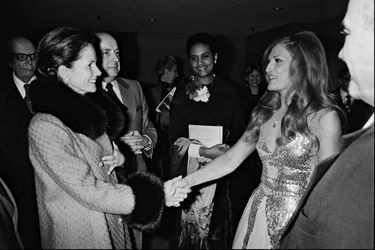 Dalida avec Anemone Giscard D&#039;Estaing en 1977