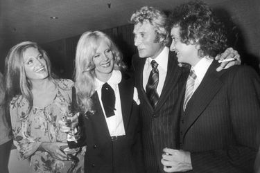 Dalida, Sylvie Vartan, Johnny Hallyday, Michel Sardou en 1977