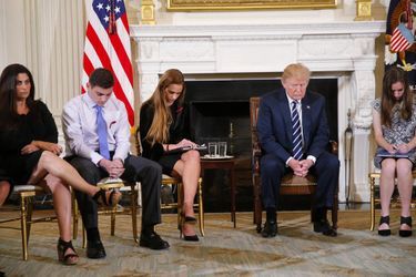 Donald Trump à la Maison-Blanche, le 21 février 2018.
