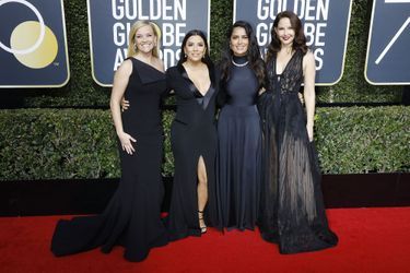 Reese Witherspoon, Eva Longoria, enceinte, Salma Hayek, Ashley Judd aux Golden Globes 2018