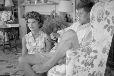 John et Jackie Kennedy en juin 1953