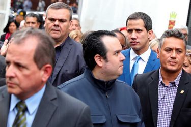 Juan Guaido à Caracas, au Venezuela, le 5 janvier 2020.