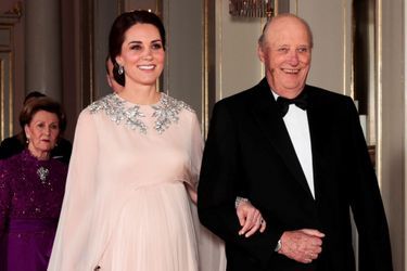 La duchesse Catherine de Cambridge et le prince William à Oslo, le 1er février 2018