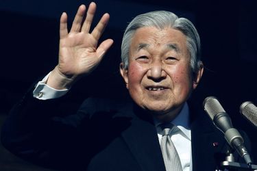 L&#039;empereur Akihito du Japon à Tokyo, le 2 janvier 2018