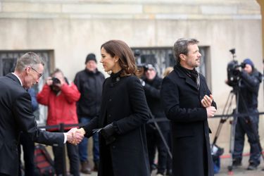 La princesse Mary et le prince Frederik de Danemark à Copenhague, le 17 février 2018.