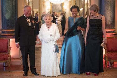 La Reine Ouvre En Famille Le Sommet Du Commonwealth Au Château De Windsor, Jeudi 19 Avril     22