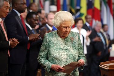 La Reine Ouvre En Famille Le Sommet Du Commonwealth Au Château De Windsor, Jeudi 19 Avril     6