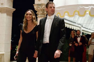 Lara et Eric Trump à Mar-a-Lago, le 31 décembre 2017.