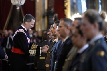 Le roi Felipe VI d'Espagne à Madrid, le 6 janvier 2018
