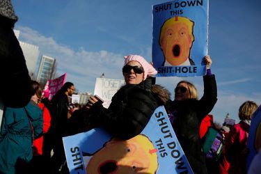 A la Women&#039;s March (la «Marche des Femmes») de Chicago, le 20 janvier 2018.