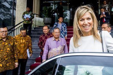 La reine Maxima des Pays-Bas à Jakarta, le 13 février 2018